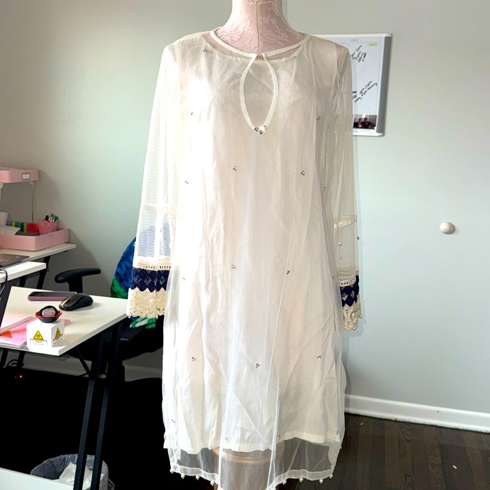 Selling white Maria B outfit in size small